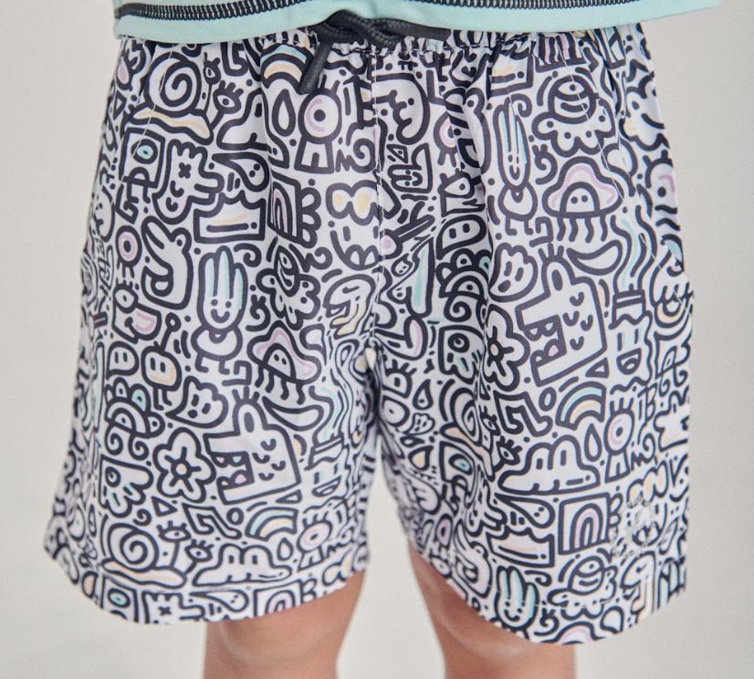 Swimwear Shorts - Doodle Doodle