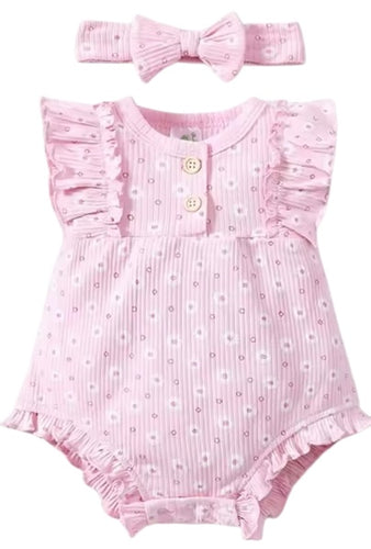 Body Florecitas Mini Rosa  CHIKY NYNO