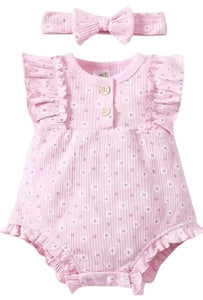 Body Florecitas Mini Rosa  CHIKY NYNO