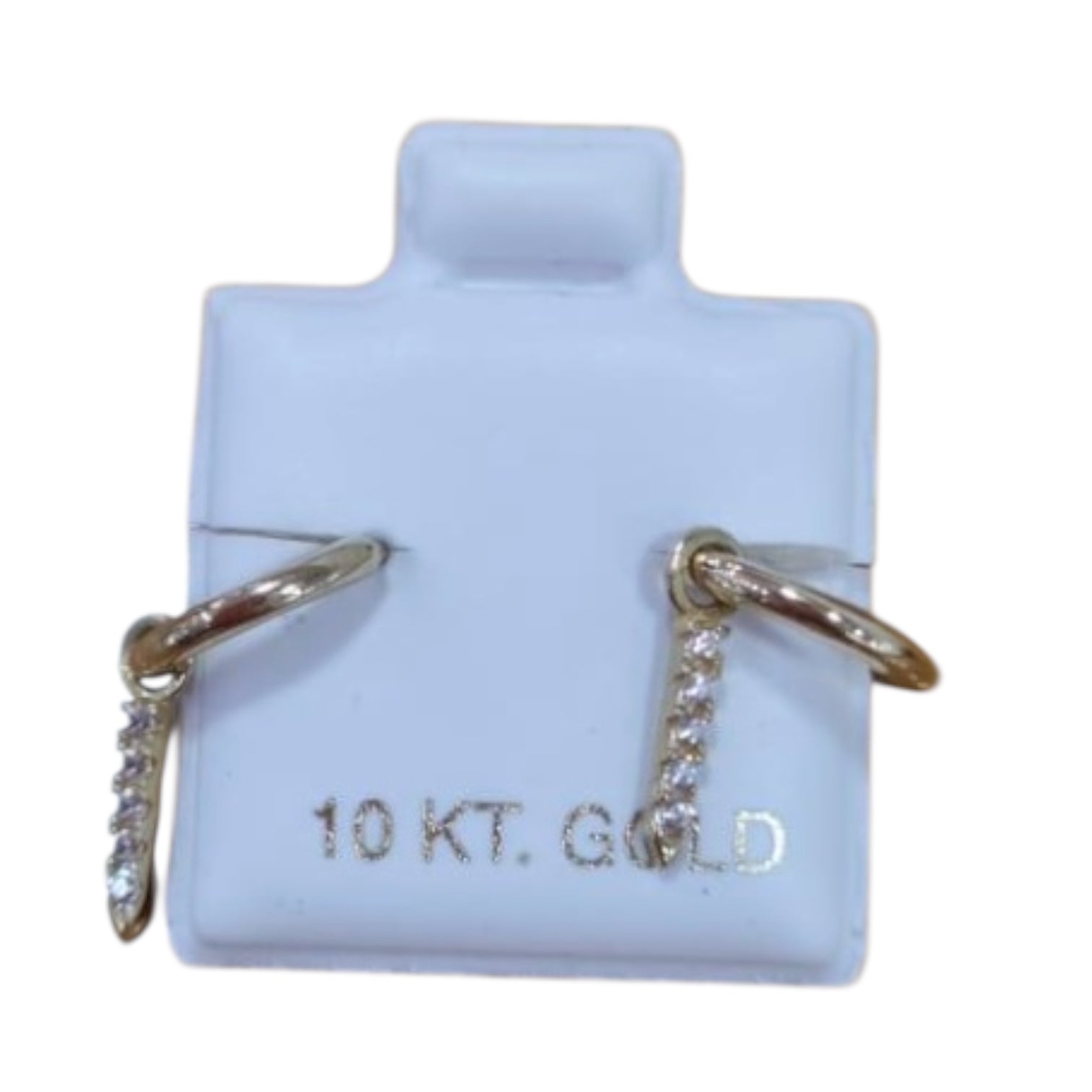 Arracada Ch Con Barra Cz ENTRE JOYAS