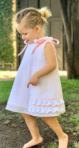 Vestido Pique Blanco