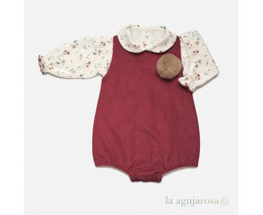 Pelele Enterizo Pana Camisa Setas Rioja